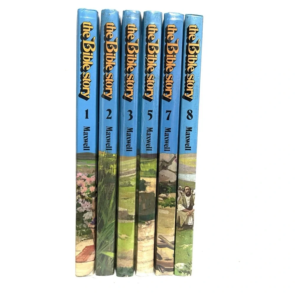 The Bible Story by Arthur S Maxwell Volumes 1,2,3,5,7,8 Books Hardcover